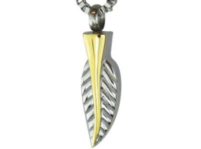 Pendentif urne plume
