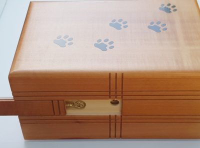 Urne coffret à clé cachée
